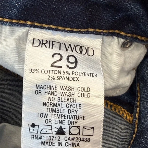 Driftwood Jean Kelly Bootcut Whispering Vines Embroidered Western Size 29 - Picture 9 of 10